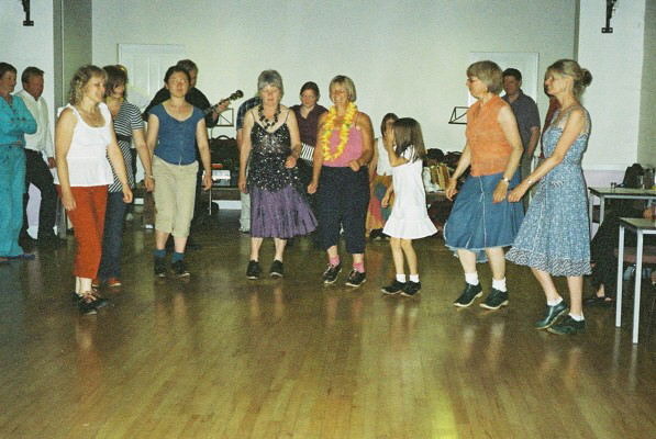 Our Cloggies put on a fine performance during their floor spot